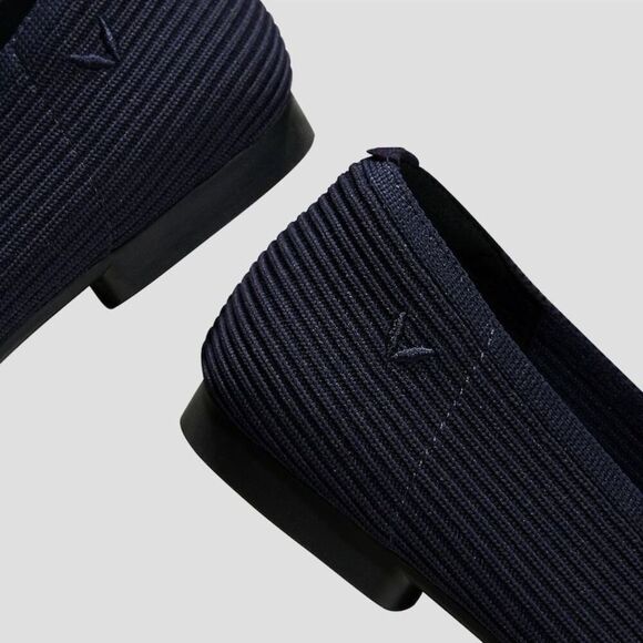 Vivaia Square-Toe V-Cut Flats (Margot 2.0) Navy Blue Size 43 US 11 $129.00 - Picture 9 of 14